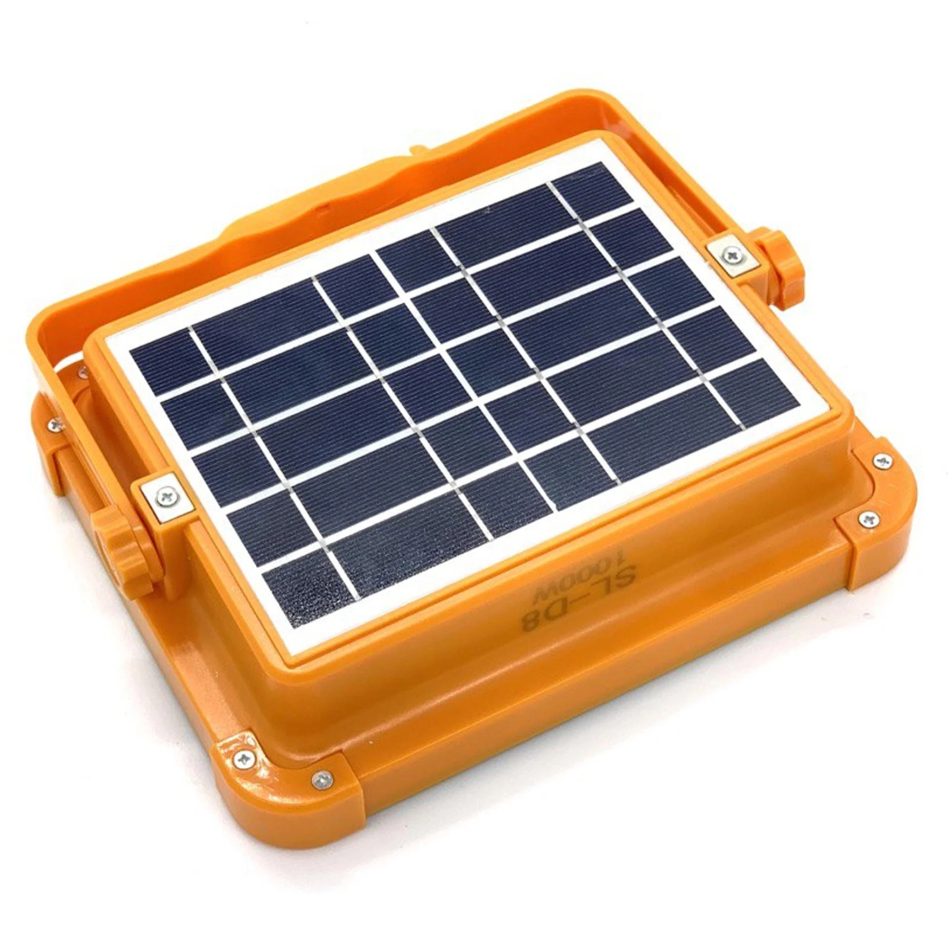 Потужний ліхтар-прожектор із сонячною панеллю Solar SL-D8 12000mAh ∙ Універсальний прожектор SL-D8 з акумулятором та USB-зарядкою - Зображення 4
