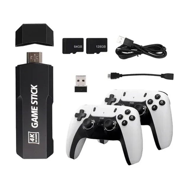 Ігрова приставка + 2 джойстики 2.4G WIRELESS CONTROR GAMEPAD 4K M8PRO ∙ Ретро-консоль M8PRO з бездротовими геймпадами і підтримкою 4K - Зображення 3