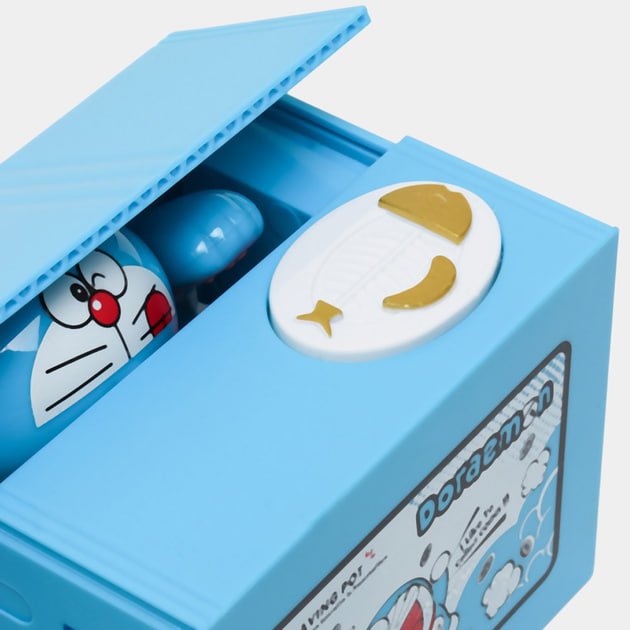 Інтерактивна скарбничка для дітей DORAEMON з автоматичним прийомом монет ∙ Дитяча інтерактивна скарбничка DORAEMON для монет на батарейках - Зображення 5