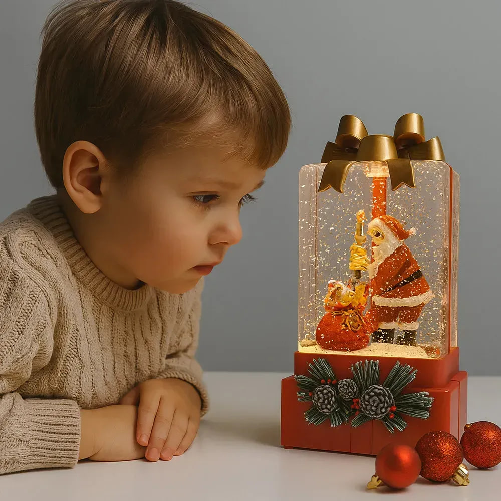 Новорічний нічник XMAS WDL-25010A Подарунок ∙ Нічник XMAS WDL-25010A у формі подарункової коробки - Зображення 2