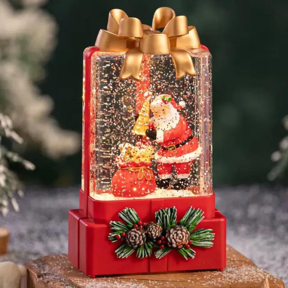 Новорічний нічник XMAS WDL-25010A Подарунок ∙ Нічник XMAS WDL-25010A у формі подарункової коробки - Зображення 3