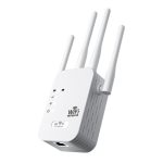 Репітер підсилювач сигналу ретранслятор Wi-Fi роутер 300Мбіт ∙ Wi-Fi ретранслятор 2.4G з 6 антенами