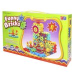 Конструктор Funny Bricks на шестернях, 81 деталь ∙ Дитячий розвивальний конструктор Funny Bricks 81 pcs