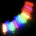 Гірлянда Удлинённые лампы спираль SFK-48 220V ∙ Вулична LED-ґірлянда SFK-48 з подовженими спіральними лампами