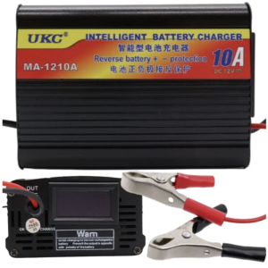Автоматичний імпульсний зарядний пристрій 12V MA-1210A із захистом та амперметром ∙ Зарядний пристрій для акумулятора BATTERY CHARGER 10A MA-1210A