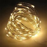 Універсальна гірлянда 10м Батарейка+USB тепле світло 300 LED ∙ Гірлянда Батарейка+USB лісочка 10м з 300 LED
