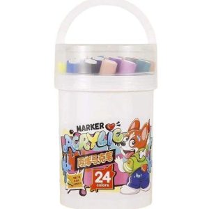 Набір акварельних маркерів 12 шт Water Color Pen 635-12 ∙ Акварельні маркери Water Color Pen 635-12