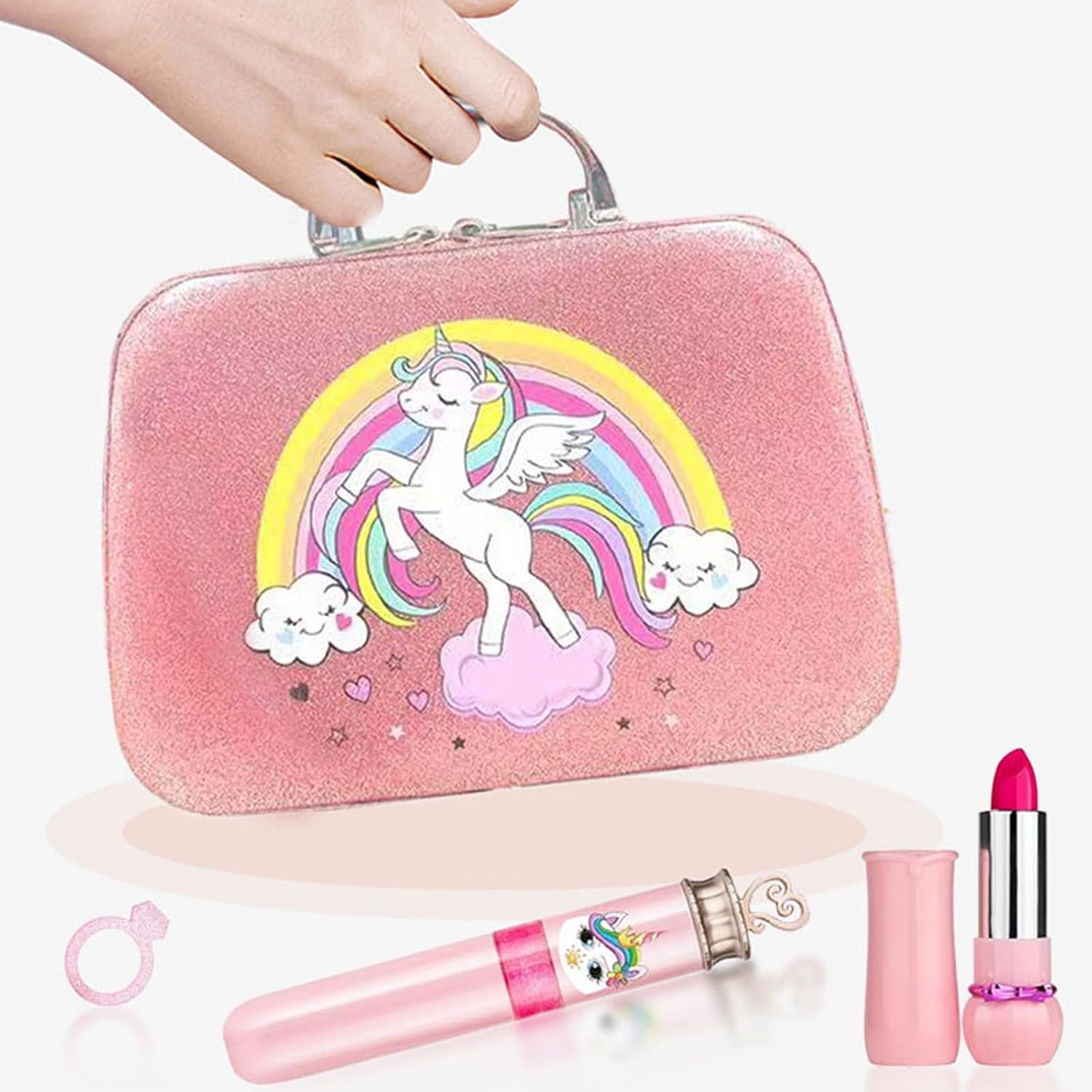 Набір дитячої декоративної косметики HEANING FlyBeauty 28в1 Washable Cosmetic ∙ Багатофункціональний набір косметики FlyBeauty 28в1 для дітей - Зображення 2