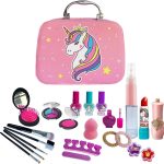 Набір дитячої декоративної косметики Make Up 25 предметів ∙ Дитячий набір краси 25 предметів у косметичці