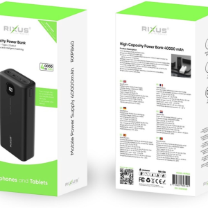 Універсальна мобільна батарея Power Bank 40000 mAh RIXUS RXPB40 22.5W ∙ Повербанк RIXUS RXPB40 PD22.5W