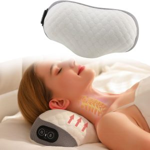 Подушка для підтримки шийного відділу pillow 5561 з масажем та підігрівом ∙ Масажна подушка для сну pillow 5561