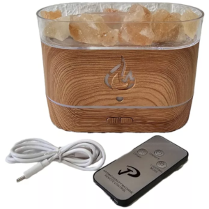 Зволожувач повітря з камінням Aroma Diffuser UV-1/FT-1928 з функцією зволоження ∙ Настільна соляна лампа Aroma Diffuser UV-1/FT-1928