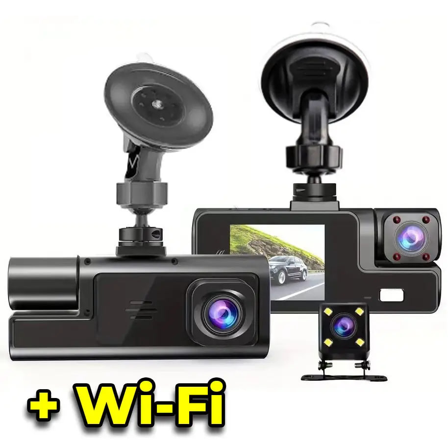 Автомобільний відеореєстратор S20 Pro з Wi-Fi • Відеореєстратор Full HD 1080P нічна зйомка G-сенсор - Зображення 5