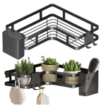 Кутові полиці для ванної Corner Shower Caddy ∙ Компактне та зручне зберігання аксесуарів Corner Shower Caddy