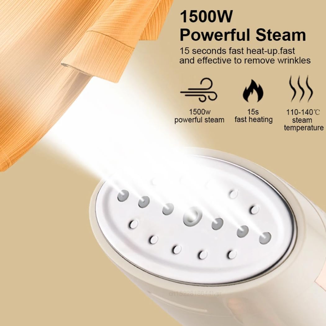 Ручний відпарювач KY-003 1500W WHITE • Вертикальний відпарювач Sokany SK-12003 для одягу та штор - Зображення 5