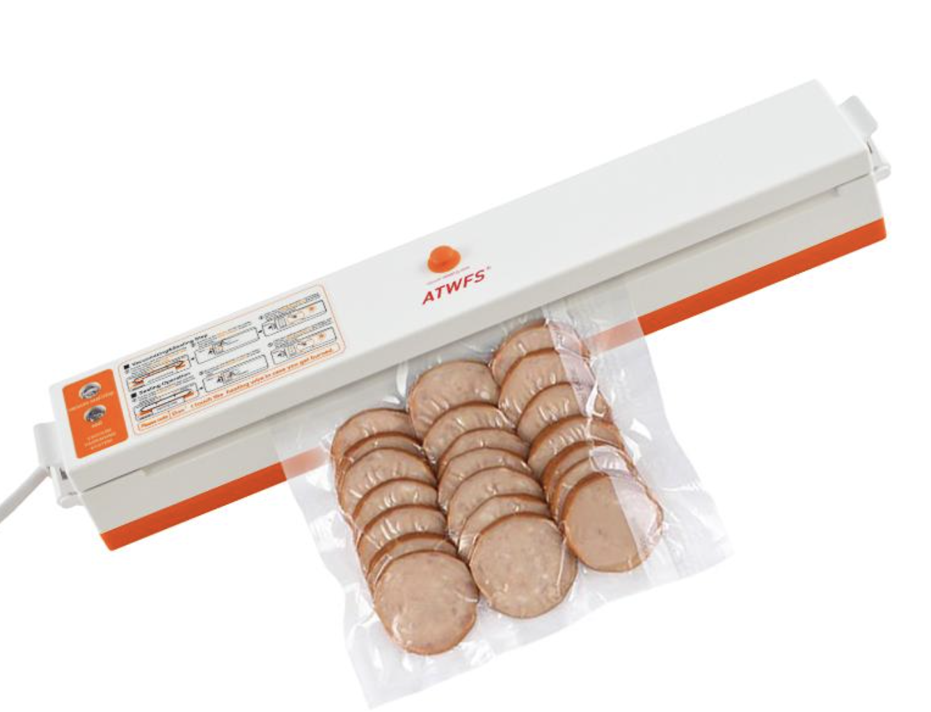 Кухонний вакуумний упаковщик Vacuum Sealer Freshpack PRO ∙ Збереження свіжості упаковщик Vacuum Sealer та економія місця - Зображення 2