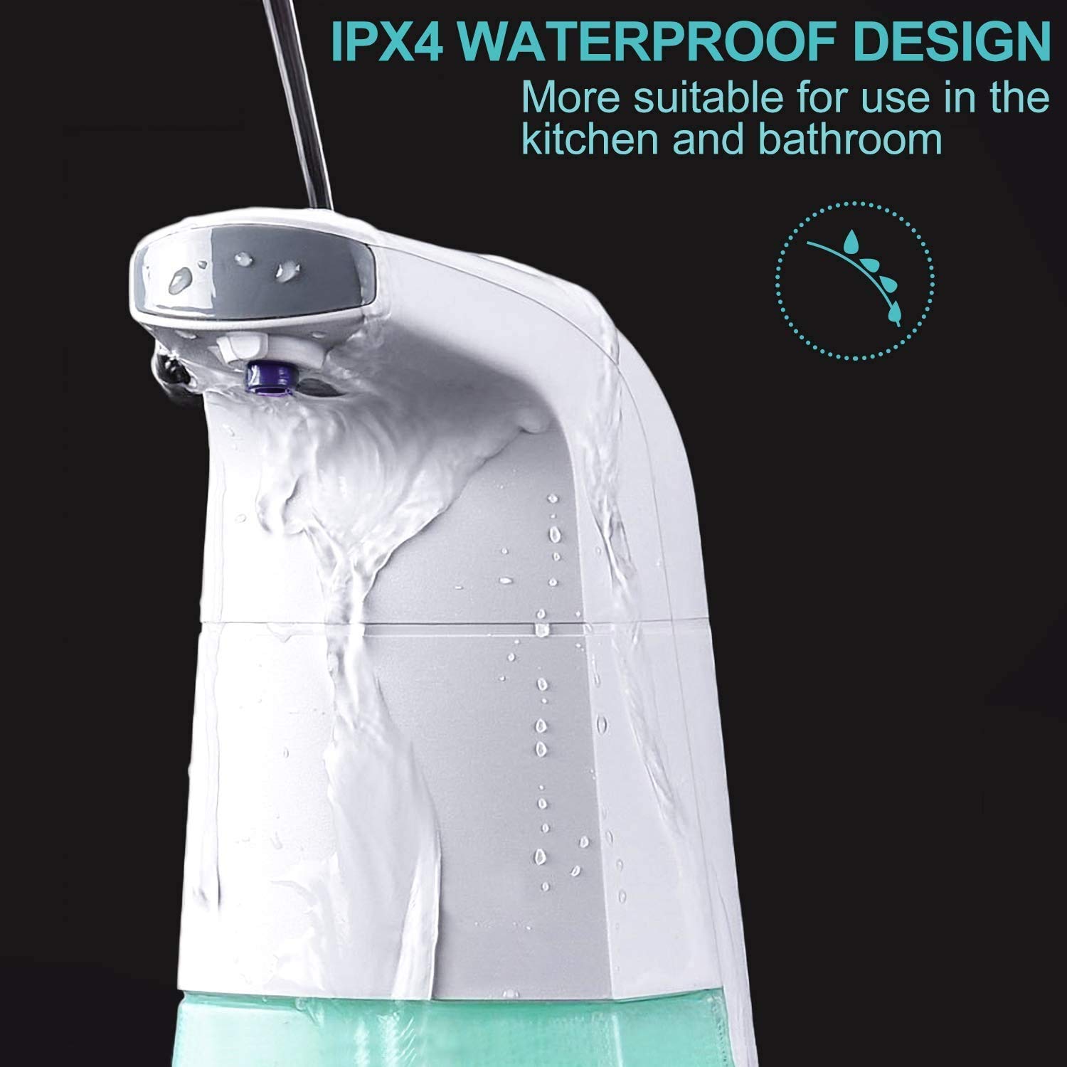 Диспенсер для мила Auto Foaming Soap Dispenser ∙ Сенсорний дозатор для рідкого мила auto foaming hand wash - Зображення 5