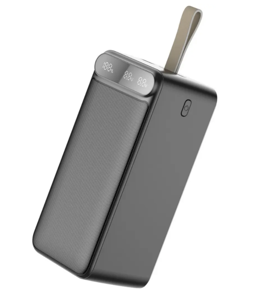 Зовнішній акумулятор Power Bank на 100 000 мАг з дисплеєм і ліхтариком AWEI P101K 22.5W ∙ Power Bank P101K з дисплеєм і LED-лампою - Зображення 4