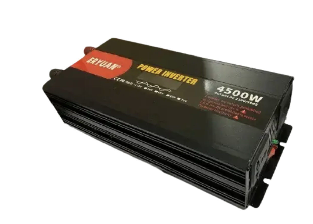 Перетворювач напруги AGM 12V → 220V 4500W чиста синусоїда з LCD-дисплеєм ∙ Перетворювач напруги AGM 12V → 220V 4500W чистий синус LCD - Зображення 5