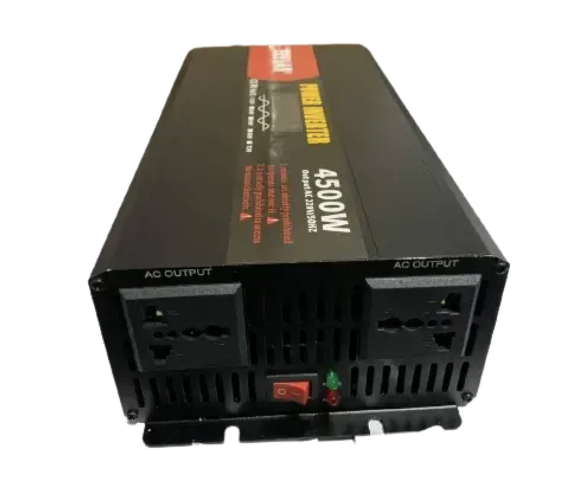 Перетворювач напруги AGM 12V → 220V 4500W чиста синусоїда з LCD-дисплеєм ∙ Перетворювач напруги AGM 12V → 220V 4500W чистий синус LCD - Зображення 2