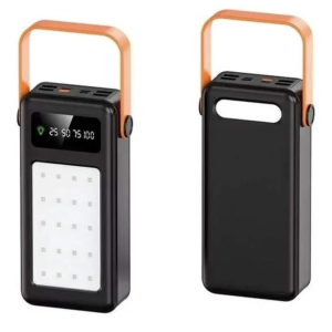 Power Bank 50000 mAh з LED-ліхтариком, дисплеєм і 4 USB-роз'ємами YM-642 ∙ Портативний Power Bank з LED-ліхтариком для дому та екстрених ситуацій