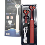 Акумуляторна зубна щітка Electric Toothbrush Best New з подвійною головкою ∙ Ефективна зубна щітка Electric Toothbrush
