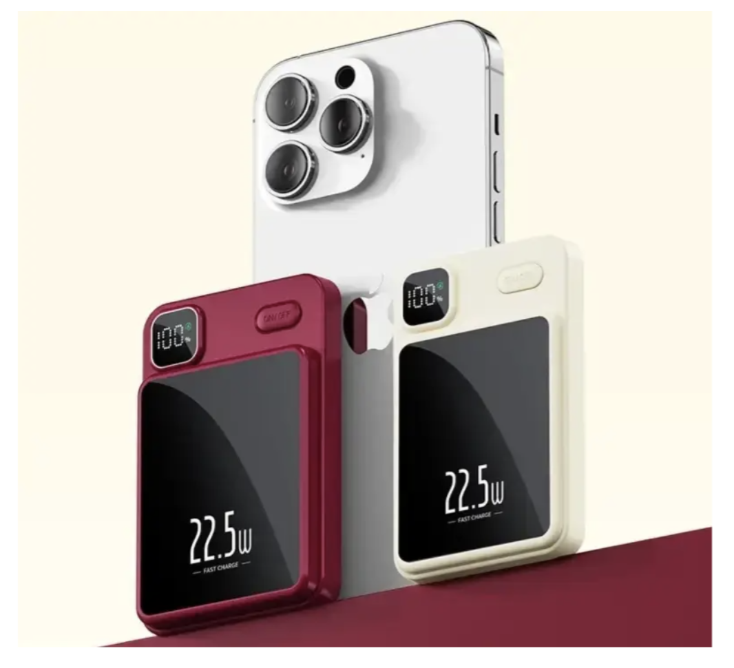 Мобільна зарядка Magnetic Power Bank 90.000mAh 22.5W ∙ Компактний та потужний павербанк Magnetic Power Bank 90.000mAh 22.5W - Зображення 2