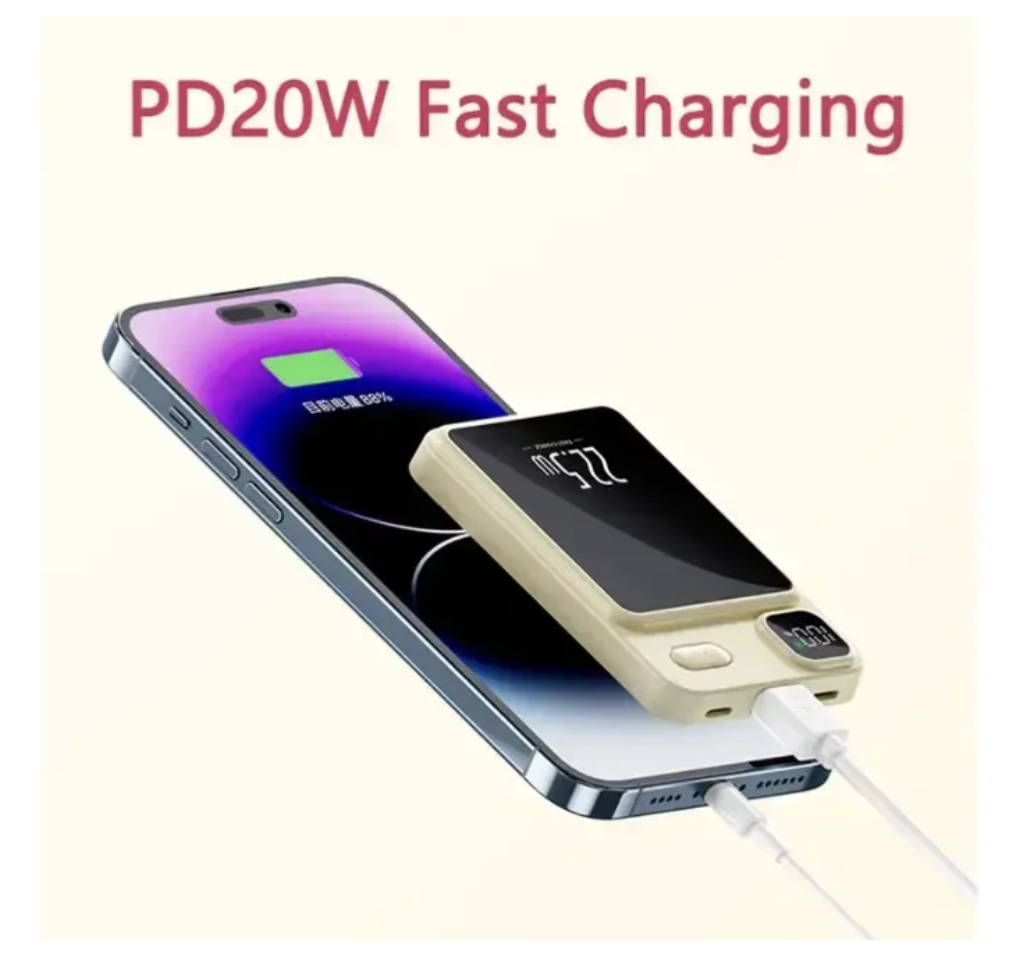 Мобільна зарядка Magnetic Power Bank 90.000mAh 22.5W ∙ Компактний та потужний павербанк Magnetic Power Bank 90.000mAh 22.5W - Зображення 4