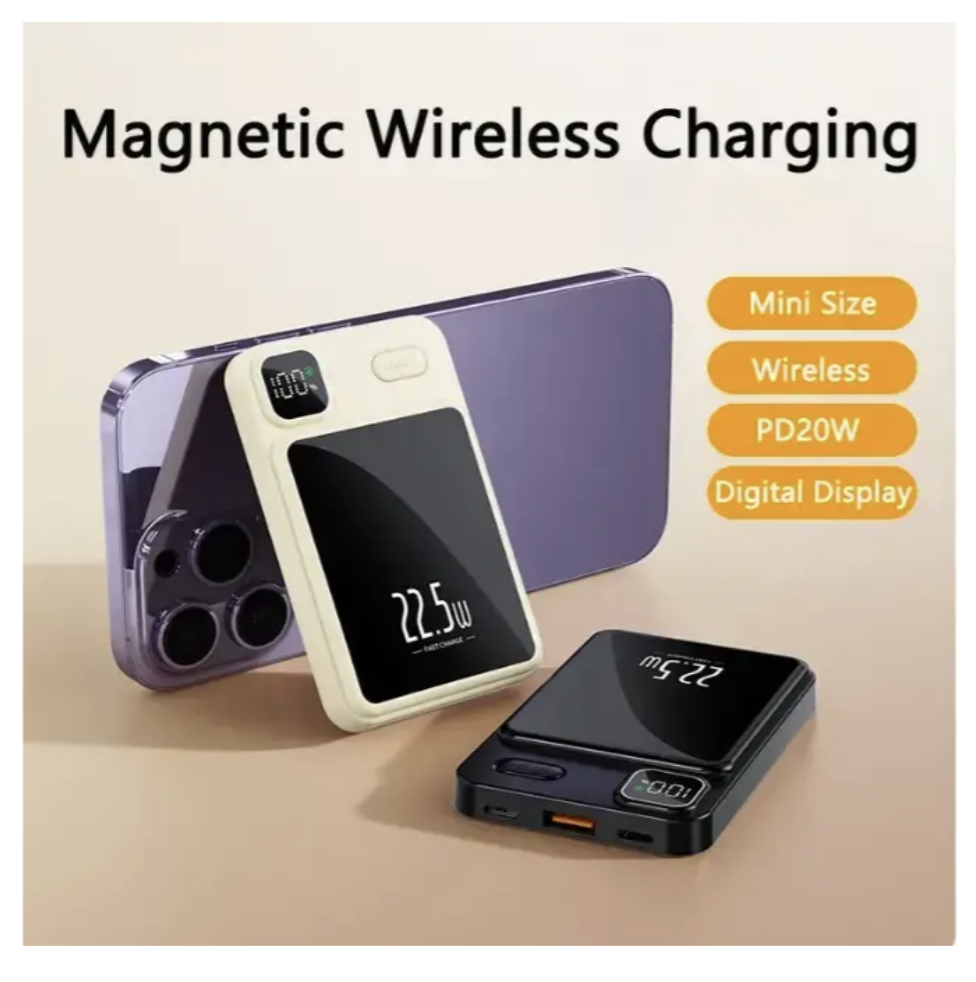 Мобільна зарядка Magnetic Power Bank 90.000mAh 22.5W ∙ Компактний та потужний павербанк Magnetic Power Bank 90.000mAh 22.5W - Зображення 3