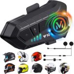 Бездротова мотогарнітура Y10 з м'яким мікрофоном і Bluetooth 5.3 ∙ Універсальна мотогарнітура Y10 для шолома