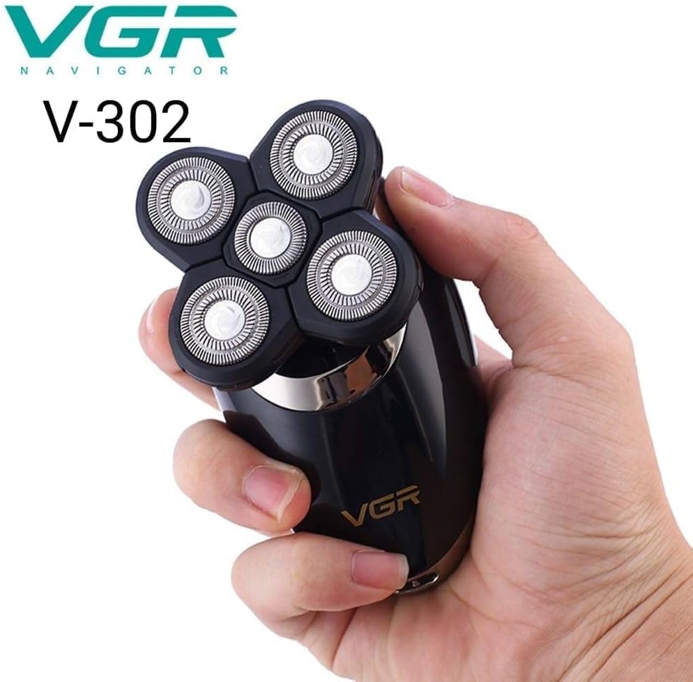 Водонепроникна електробритва VGR V-302 ∙ Бездротова бритва VGR V-302 з комплектом насадок - Зображення 5