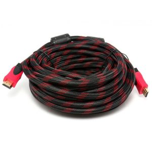 Кабель HDMI - HDMI 1080p позолоченный усиленный в обмотке 10 метров PR4