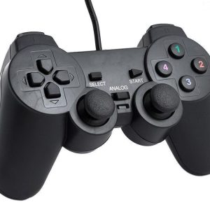 Проводной USB джойстик для ПК PC Dellta GamePad DualShock DJ-208 | Джойстик геймпад с вибрацией PR3