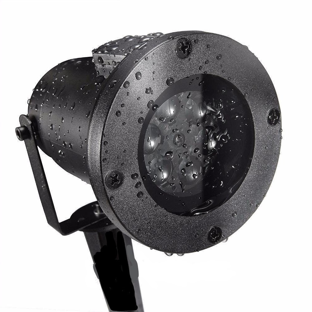 Лазерний проектор New Christmas Pattern Snowfall Projector Лазерна підсвітка "Сніжинки" для дому - Зображення 4