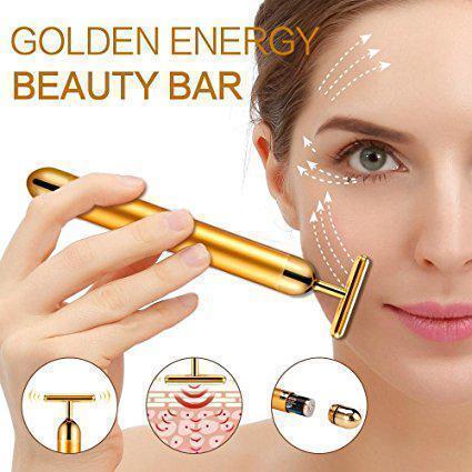 Ионный вибромассажер для лица Energy Beauty Bar REVOSKIN Gold | массажер для лица PR3 - Зображення 4