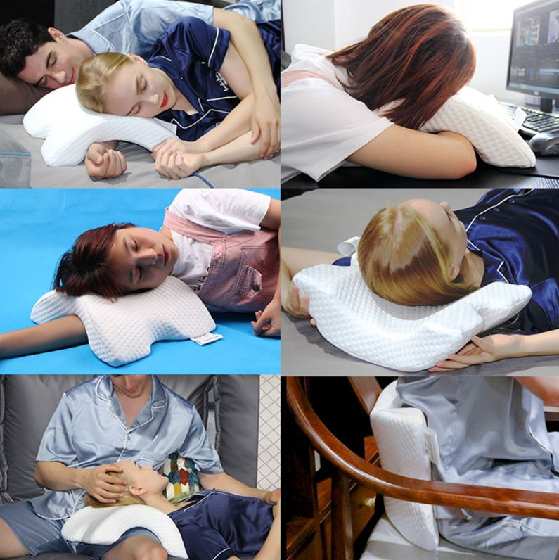 Ортопедична подушка - тунель Pressure Memory Pillow з ефектом пам'яті - Зображення 5