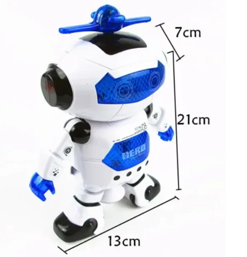 Танцюючий робот Dancing Robot Дитяча інтерактивна іграшка музичний робот, що світиться - Зображення 4