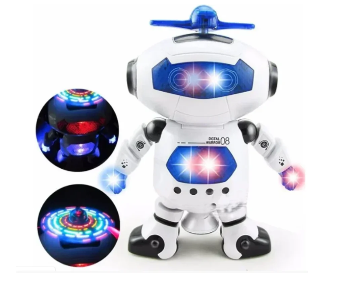 Танцюючий робот Dancing Robot Дитяча інтерактивна іграшка музичний робот, що світиться - Зображення 3