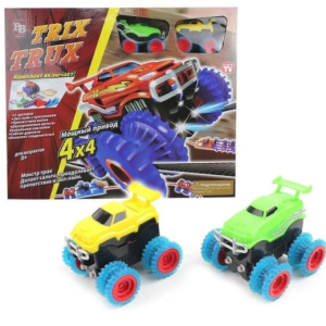 Дитяча гоночна траса Trix Trux Монстр Тракі + 2 машинки в комплекті