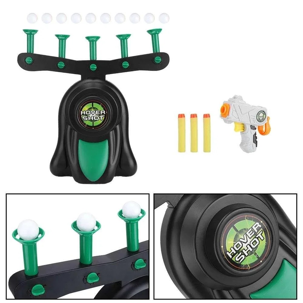 Повітряний іграшковий тир Hover Shot Target Game Домашній тир для дітей із літаючими мішенями - Зображення 2