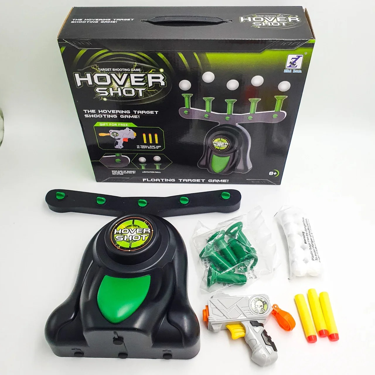 Повітряний іграшковий тир Hover Shot Target Game Домашній тир для дітей із літаючими мішенями - Зображення 3
