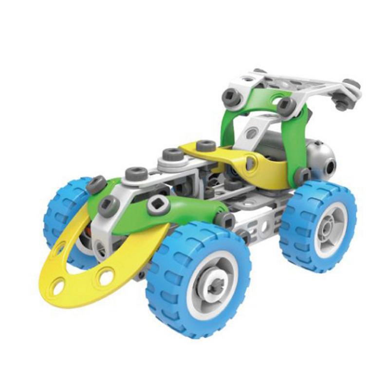 Конструктор дитячий Build&Play 5 в 1 болтовий з мотором 109 ел. J-7783 - Зображення 3