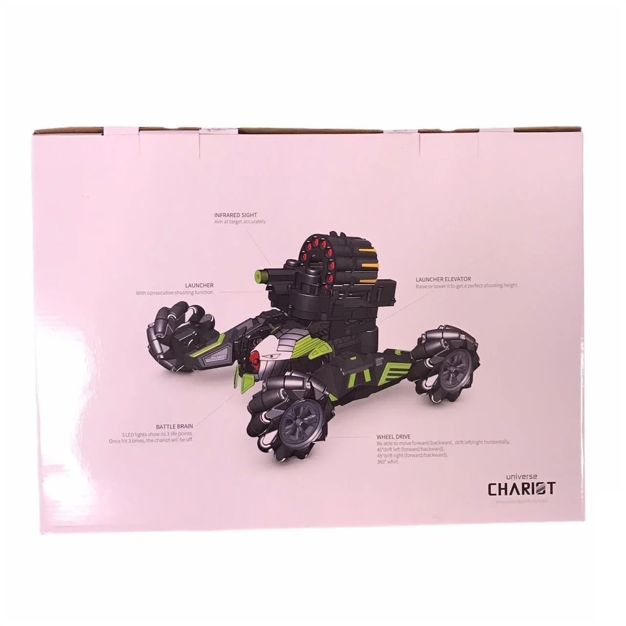 Танк стреляющий Universe Chariot 360° с управлением жестами 503 + пульт управления - Зображення 5