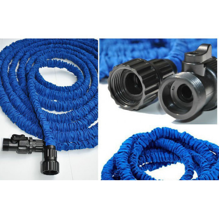 Поливальний шланг 15 метрів Magic Hose ∙ Садовий шланг для поливу з розпилювачем - Зображення 2