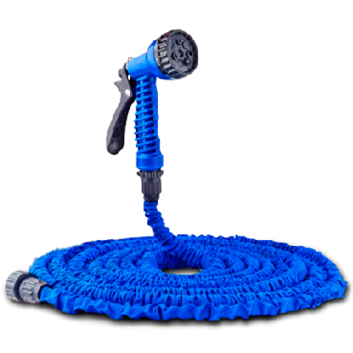 Поливальний шланг 15 метрів Magic Hose ∙ Садовий шланг для поливу з розпилювачем - Зображення 3