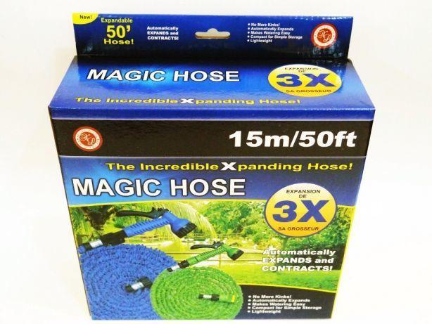 Поливальний шланг 15 метрів Magic Hose ∙ Садовий шланг для поливу з розпилювачем - Зображення 4