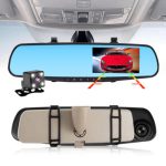 Відеореєстратор - дзеркало Dvr L9000 Full HD Автомобільний реєстратор із двома камерами