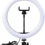 Кільцева LED лампа S31 Світлодіодна лампа USB з кріпленням тримачем телефону, 33см