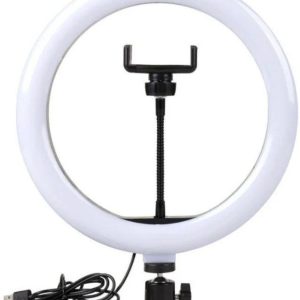 Кільцева LED лампа S31 Світлодіодна лампа USB з кріпленням тримачем телефону, 33см