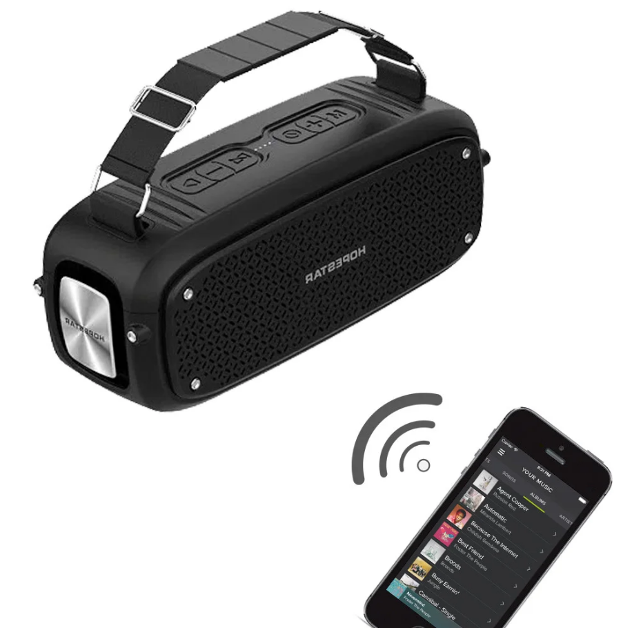Портативная колонка HOPESTAR A21, Bluetooth 5.0, 2400 мАч, TF, USB, FM-радио, громкая связь - Зображення 3
